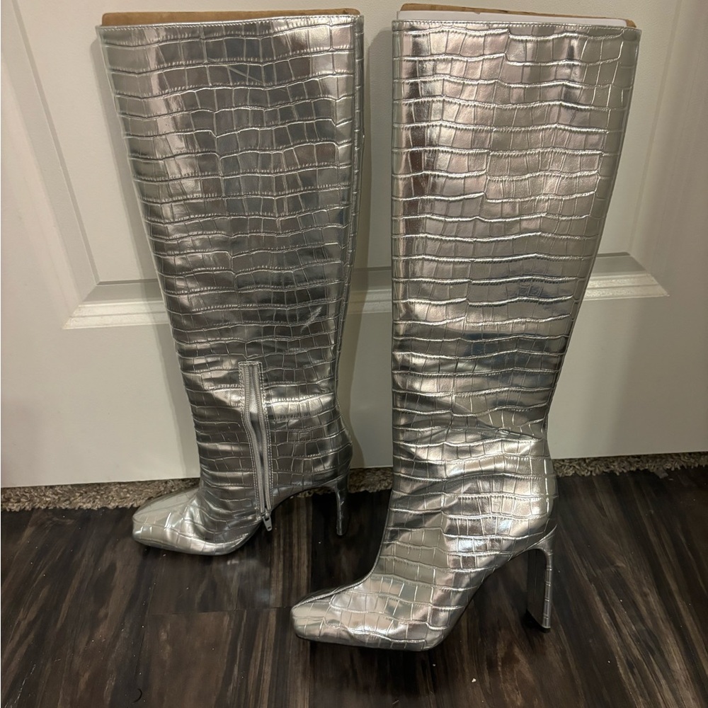 Silver Zara boots